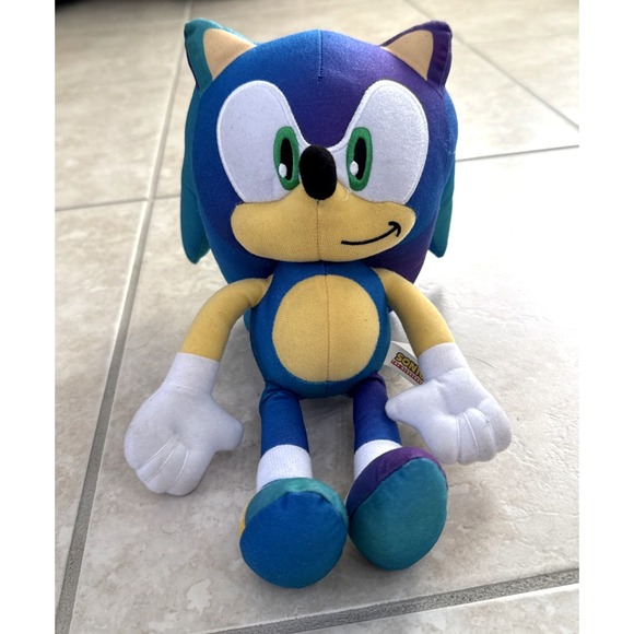 Sega Other - Gradient Sonic the Hedgehog SEGA Plush 10" Plush Authentic Stuffed Toy Licensed‎